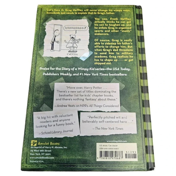 Diary Of A Wimpy Kid- The Last Straw by Jeff Kinney BOOK USED - Picture 3 of 4